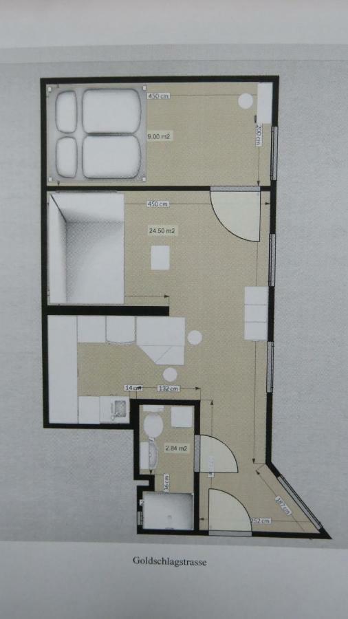 2 Zimmer Wohnung Wien Eksteriør billede